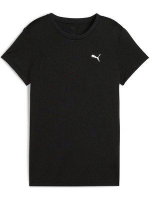 Puma Ess Poly Tişört Siyah Kadın Nefes Alabilir Kumaş ile Spor ve Günlük Kombin