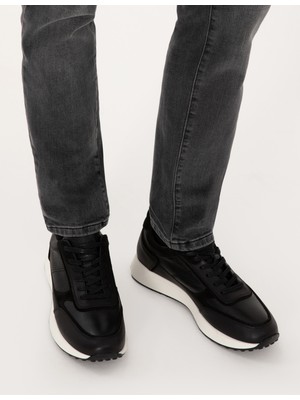 Pierre Cardin Erkek Siyah %100 Deri Casual Ayakkabı 50315644-VR046
