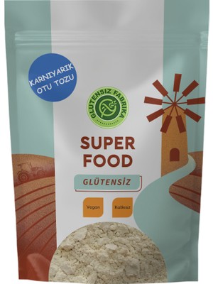 Glutensiz Fabrika Glütensiz Karnıyarık Otu Tozu 300 g  (Psyllium) 