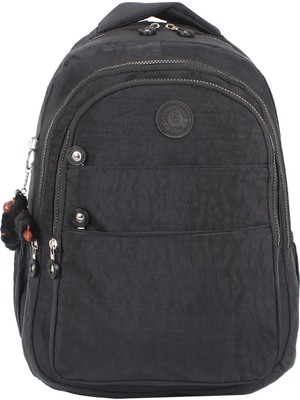 Su Geçirmez Krinkıl Kumaş Büyük Boy Çok Gözlü Ortopedik Okul Sırt Çantası Geniş Iç Hacim Yandancepli