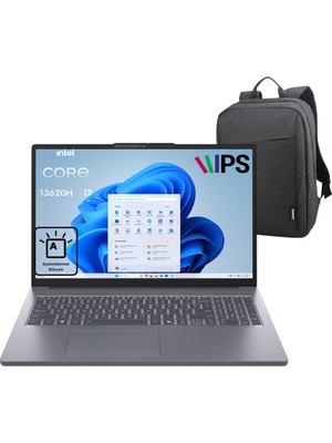 Lenovo Ideapad Slim 3 16IRH10 P16 Intel Core I7 13620H 16GB 2tb SSD Freedos 16" Fhd Taşınabilir Bilgisayar 83K2001VTR Lenovo Çanta Hediye