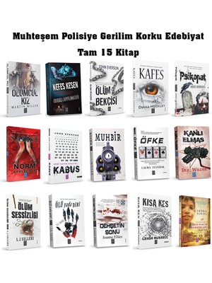 Polisiye Gerilim Edebiyat Tam Kitap (Sadist-Hayvanın Insancıkları-Kafes-Öfke Gibi 15 Kitap)