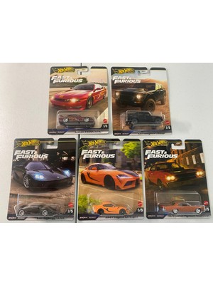Hot Wheels Premium Fast & Furious 5’li Diecast Araba Seti HNW46-979L