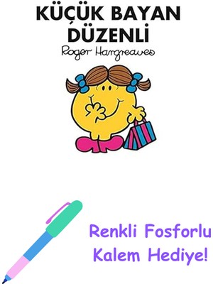 Küçük Bayan Düzenli + Renkli Fosforlu Kalem