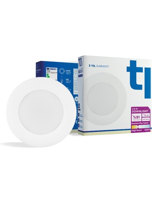 Tuled Redeem Plus C12W Downlight, Titreşimsiz, Göz Konforu, 889 Lümen, Doğal Beyaz, 4000 Kelvin