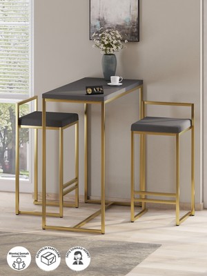 Barvia Bar Masası Gbb - 01 2'li Bar Masa Takımı