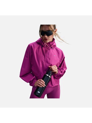Nike Storm-Fit Swift Running Full-Zip Hoodie Kadın  Suya Rüzgara Dayanıklı Pembe Bol Kesim Ceket FB7492-518