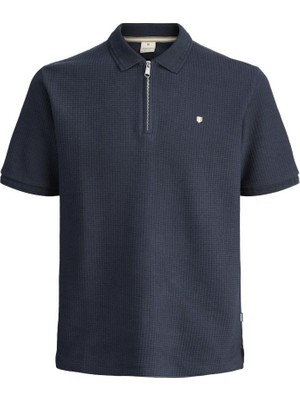 Jack Jones Bluceron Regular Fit Fermuarlı Erkek Polo Yaka Tişört 12284397