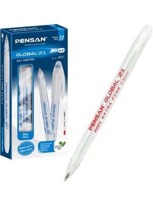 Pensan Tükenmez Kalem Global 0.5 mm Kırmızı 2221