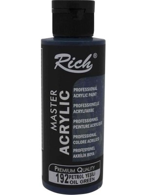 Rich Akrilik Boya Master 120 cc Petrol Yeşili 192