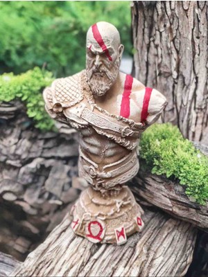 God Of War Kratos Figürü 20 cm Mermerit Biblo