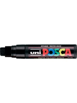 Uni-Ball Markör Boyama Posca Su Bazlı Poster 15.0 mm Siyah PC-17K