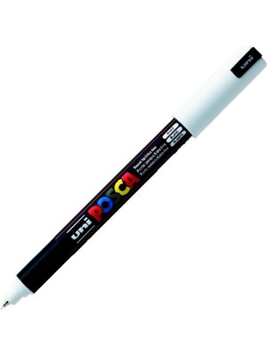Uni-Ball Markör Posca 0.7 mm Su Bazlı Poster Beyaz N Pc-1mr