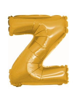 Benim Marifetlerim Z Harfi Altın Folyo Balon 16 Inch 40 cm