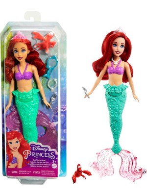 Disney Prenses Denis Kızı Ariel ve Aksesuarları HLW34