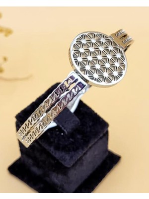 Astra Silver Çelik Kelepçe Bileklik