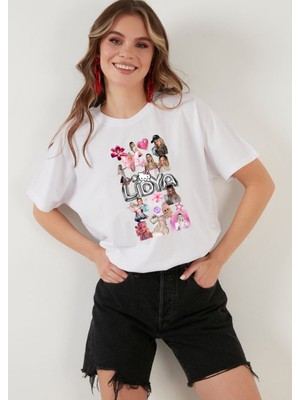 Manifest Baskılı Tişört, Oversize Unisex Beyaz Tişört Çocuk / Yetişkin