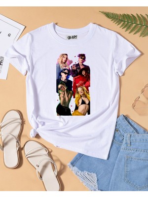 Manifest Baskılı Tişört, Oversize Unisex Beyaz Tişört Çocuk / Yetişkin