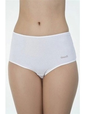 Kom Basic Maxi 2'li Kadın İç Giyim Yüksek Belli Pamuklu Kumaş Özellikli Set