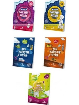 Okul Öncesi Etkinlik Seti 4-6 Yaş (5 Kitap)
