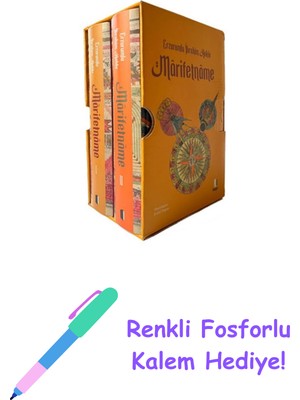 Kapı Yayınları Mârifetnâme 1-2 (Ciltli - Kutulu Set) + Renkli Fosforlu Kalem