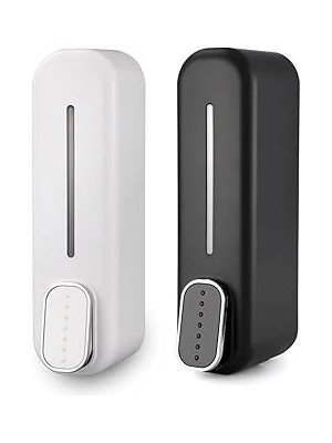 350 ml Kapasiteli Manuel Sıvı Sabunluk Basmalı Model Duvara Monte Şık Tasarım Sabunluk Manuel 1450