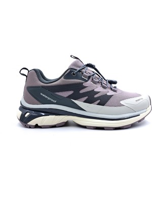 Humtto HM850082B Su Geçirmez Lila Gri Kadın Outdoor Spor Ayakkabı