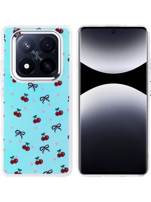 Redmi Note 14 Pro Plus Kılıf Airbag Tasarımlı Iksp Hadra Kapak - Kiraz