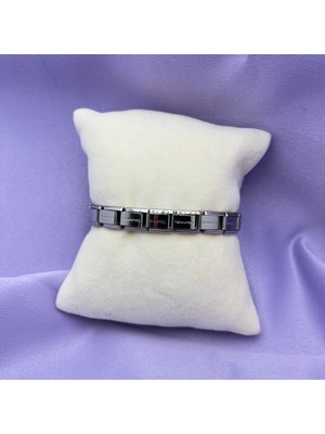 Karpınar takı Italyan Çelik Charm Bileklik