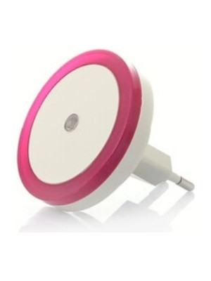 Usin Daire Tip Gece Yanıp Gündüz Sönen Sensörlü Ledli Gece Lambası