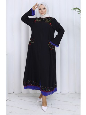 Otantik Ferace 6688-01 Siyah Saks