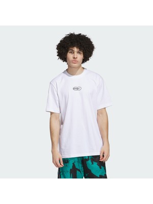 Adidas Performance JI7116 Get Buckets Graphic Tişört