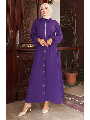 Aerobin Kumaş Fermuarlı Ikili Takım 0136-01 Açık Mürdüm