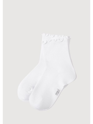 Mavi Beyaz Soket Çorap 1913245-70053