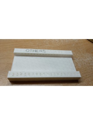 Byr Plastik Numuneler Için Tutucu Organizatör, Yazıt Diğerleri (Plastik Aparattır!!!) 3D