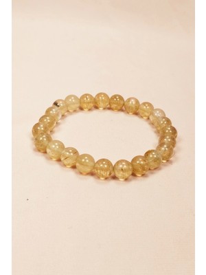 Sitrin Doğal Taş Bileklik Kutulu