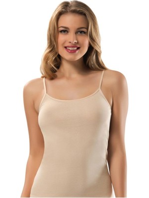 Erdem Kadın 2153 İp Askılı Kaşkorse %100 Pamuk Atlet 3 Adet