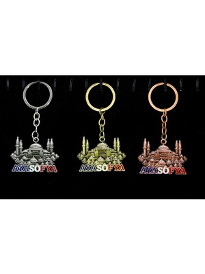 Metal Ayasofya Anahtarlık