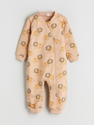 1.0 Tog Bisiklet Yaka Uzun Kollu Erkek Bebek Uyku Tulumu  (W5)