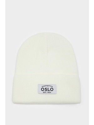 DeFacto Kadın Dokuma Etiketli Bere A5655AX25WN