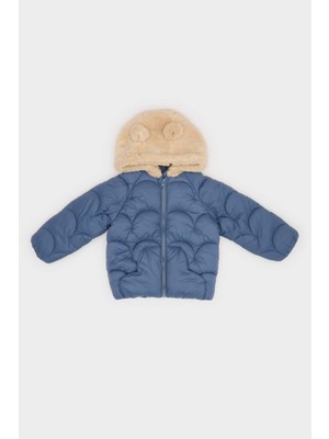 DeFacto Erkek Bebek Kapüşonlu Fermuarlı Kapitoneli Mont E8211A525AU