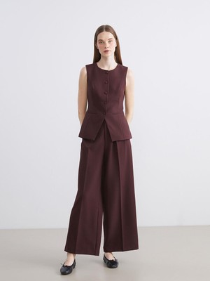 Loose Fit Geniş Paça Kadın Pantolon  (W5)