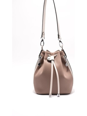 Silver & Polo Kum - Kemik SP1137 Kadın Omuz Çantası