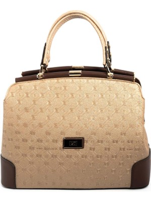 Silver & Polo Bronz - Kahve SP706 Kadın El Çantası