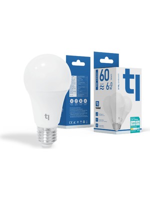 Tuled Redeem A60A E27 LED Ampul, Titreşimsiz, Göz Konforu, 750 Lümen, Parlak Beyaz, 5700 Kelvin