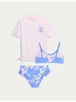 Marks & Spencer 3 Parça Desenli Yüzme Seti (6-16 Yaş)