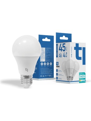Redeem A60S E27 LED Ampul, Titreşimsiz, Göz Konforu, 596 Lümen, Tuled Beyazı, 5000 Kelvin
