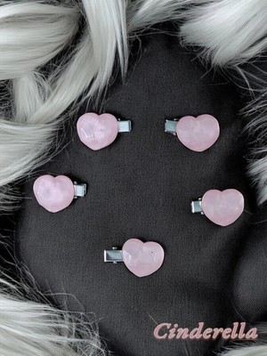 5'li Kalpli Küçük Pens Toka Seti - Kadın ve Çocuk Saç Aksesuarı Süsü Süsleme Klips Toka