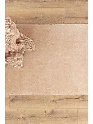 Madame Coco Yeni Sezon Carol Saçaklı Halı - Vizon - 80X150 cm - Vizon