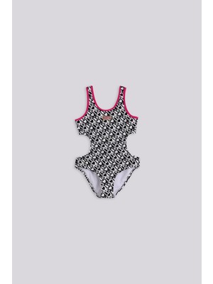 Tyess Bg Store Kız Çocuk Desenli Mayokini Renkli Tasarım ile Eğlenceli Yaz Günleri